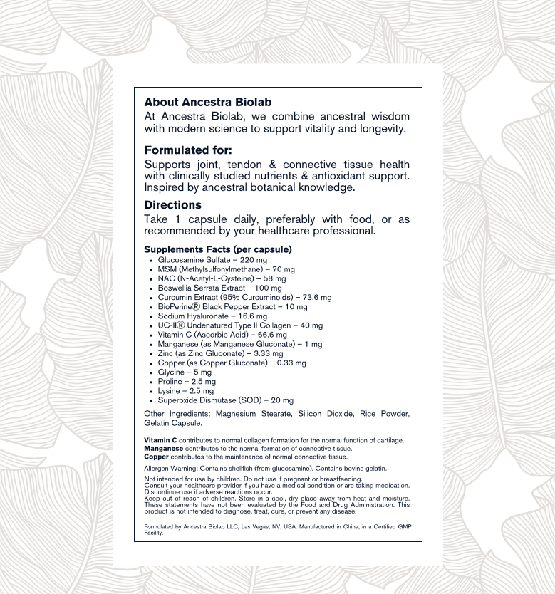 Vitality & Longevity with Evidence-Based Ancestral Supplements