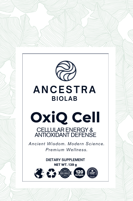 Advanced antioxidant blend to fuel your cells. With CoQ10, Alpha-Lipoic Acid & Vitamin E in an olive + MCT oil base. 